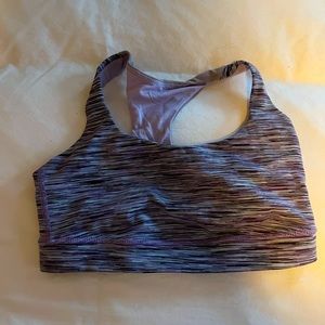 Lululemon Razorback lilac sports bra